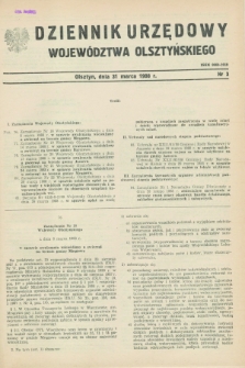 Dziennik Urzędowy Województwa Olsztyńskiego. 1988, nr 3 (31 marca)