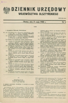 Dziennik Urzędowy Województwa Olsztyńskiego. 1988, nr 6 (31 maja)