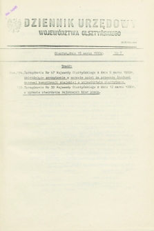 Dziennik Urzędowy Województwa Olsztyńskiego. 1990, nr 7 (15 marca)