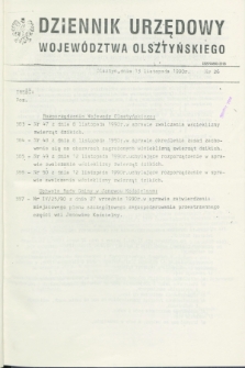 Dziennik Urzędowy Województwa Olsztyńskiego. 1990, nr 26 (13 listopada)