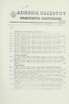 Dziennik Urzędowy Województwa Olsztyńskiego. 1991, nr 17 (31 lipca)