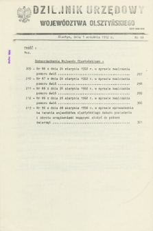 Dziennik Urzędowy Województwa Olsztyńskiego. 1992, nr 18 (1 września)