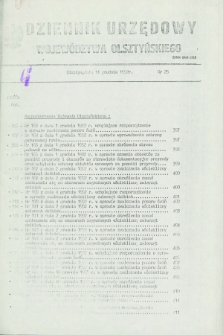 Dziennik Urzędowy Województwa Olsztyńskiego. 1992, nr 25 (11 grudnia)