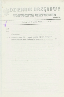 Dziennik Urzędowy Województwa Olsztyńskiego. 1992, nr 26 (23 grudnia)