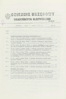 Dziennik Urzędowy Województwa Olsztyńskiego. 1993, nr 10 (6 marca)