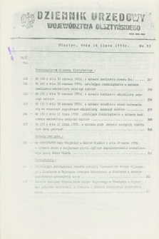 Dziennik Urzędowy Województwa Olsztyńskiego. 1993, nr 23 (16 lipca)