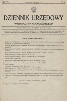 Dziennik Urzędowy Województwa Nowogródzkiego. 1927, nr 9
