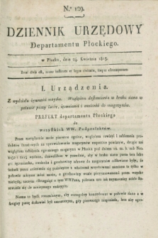 Dziennik Urzędowy Departamentu Płockiego. 1813, No. 129 (24 kwietnia)
