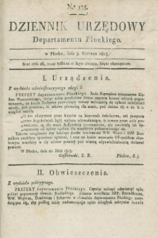 Dziennik Urzędowy Departamentu Płockiego. 1813, No. 135 (5 czerwca)