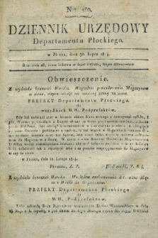 Dziennik Urzędowy Departamentu Płockiego. 1814, No. 189 (30 lipca)