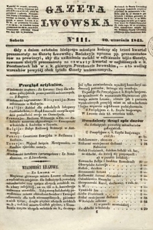 Gazeta Lwowska. 1845, nr 111