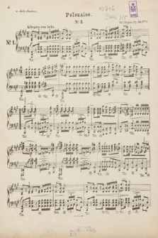 Polonaise No. 5 Op. 40 No. 1