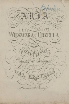 Arja z opery Wieszczka Urzella