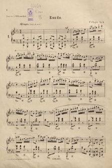 Rondo : Op. 1