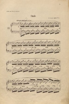 Etude : Op. 25, No. 1