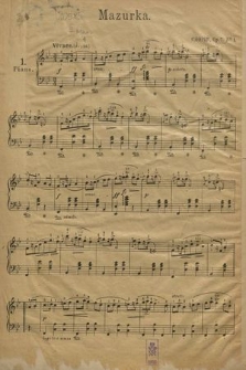 Mazurka : Op. 7 No. 1