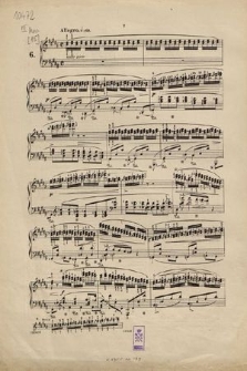 Etude : Op. 25 No. 6 : gis-moll