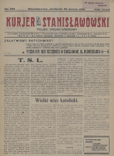 Kurjer Stanisławowski : polski organ kresowy. R.43 (1930), nr 506