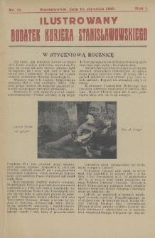 Ilustrowany Dodatek Kurjera Stanisławowskiego. R.1/2 (1925/1926), nr 15