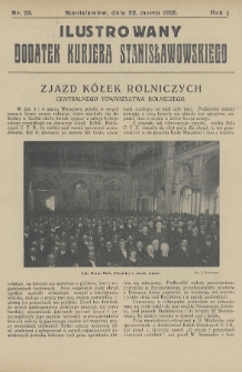 Ilustrowany Dodatek Kurjera Stanisławowskiego. R.1/2 (1925/1926), nr 23