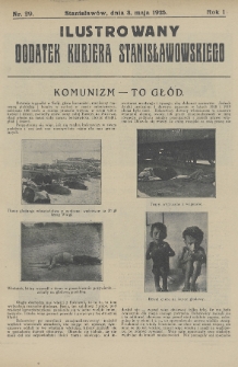 Ilustrowany Dodatek Kurjera Stanisławowskiego. R.1/2 (1925/1926), nr 29