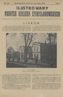 Ilustrowany Dodatek Kurjera Stanisławowskiego. R.1/2 (1925/1926), nr 35