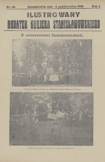 Ilustrowany Dodatek Kurjera Stanisławowskiego. R.1/2 (1925/1926), nr 48