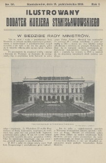 Ilustrowany Dodatek Kurjera Stanisławowskiego. R.1/2 (1925/1926), nr 50