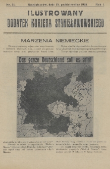 Ilustrowany Dodatek Kurjera Stanisławowskiego. R.1/2 (1925/1926), nr 51