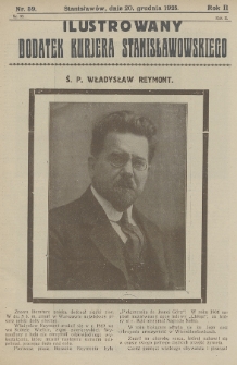Ilustrowany Dodatek Kurjera Stanisławowskiego. R.1/2 (1925/1926), nr 59