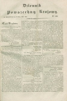 Dziennik Powszechny Krajowy. 1831, Nro 146 (29 maja)