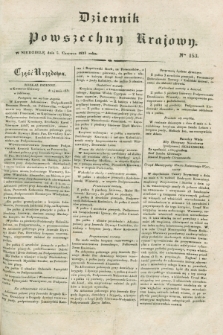 Dziennik Powszechny Krajowy. 1831, Nro 153 (5 czerwca)