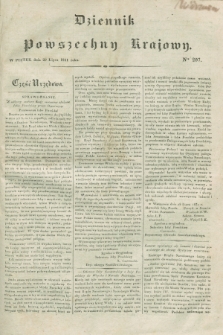 Dziennik Powszechny Krajowy. 1831, Nro 207 (29 lipca)