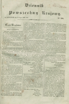 Dziennik Powszechny Krajowy. 1831, Nro 209 (31 lipca)