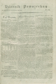 Dziennik Powszechny. 1831, Nro 274 (8 października)