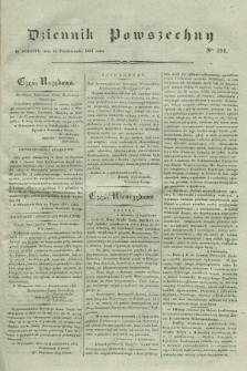 Dziennik Powszechny. 1831, Nro 281 (15 października)