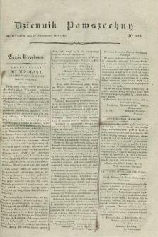 Dziennik Powszechny. 1831, Nro 284 (18 października)