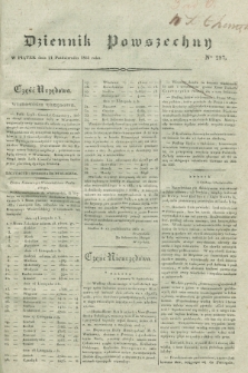 Dziennik Powszechny. 1831, Nro 287 (21 października)
