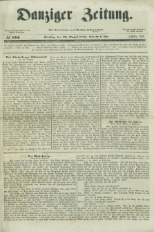 Danziger Zeitung. Jg.12, No. 193 (20 August 1850) + dod.