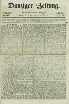 Danziger Zeitung. Jg.12, No. 241 (15 Oktober 1850) + dod.