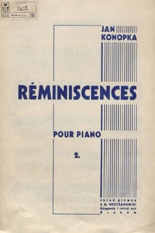 Réminiscences 2 : pour piano