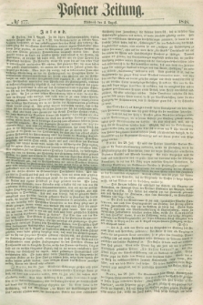 Posener Zeitung. 1848, № 177 (2 August) + dod.