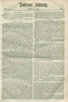 Posener Zeitung. 1848, № 178 (3 August) + dod.