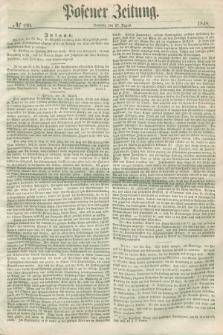 Posener Zeitung. 1848, № 199 (27 August) + dod.