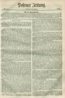 Posener Zeitung. 1848, № 215 (15 September) + dod.