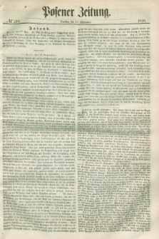 Posener Zeitung. 1848, № 218 (19 September) + dod.