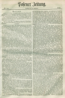 Posener Zeitung. 1848, № 224 (26 September) + dod.