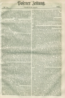 Posener Zeitung. 1848, № 226 (28 September) + dod.