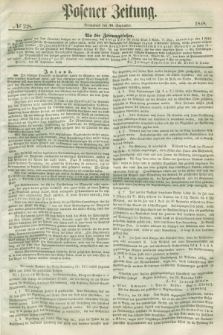 Posener Zeitung. 1848, № 228 (29 September) + dod.