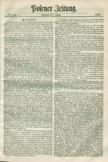 Posener Zeitung. 1848, № 234 (7 Oktober) + dod.